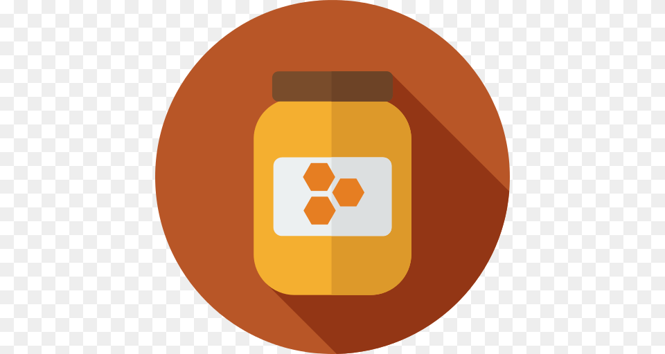 Honey Icons And Graphics, Food, Jar, Disk Free Transparent Png