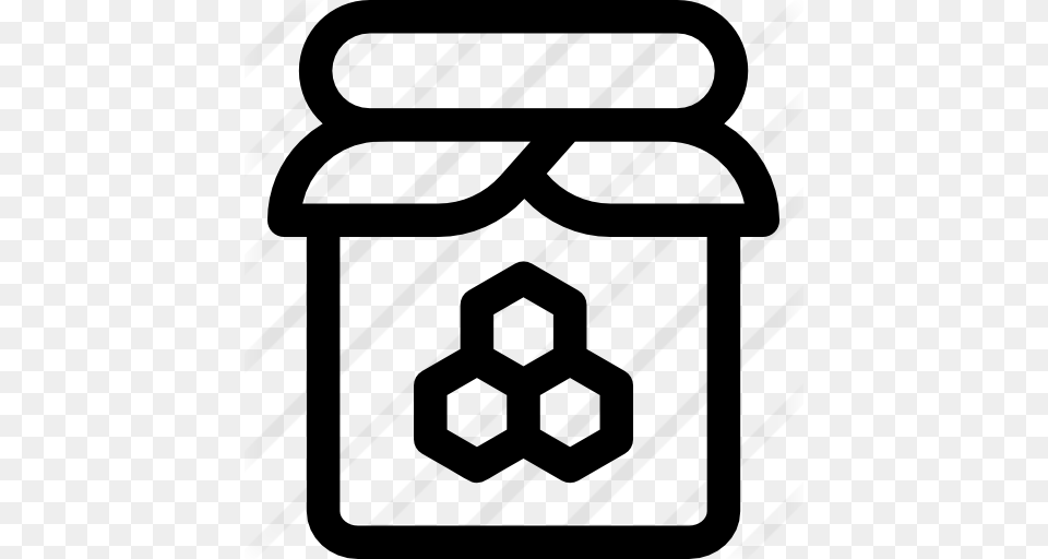 Honey Jar, Gray Free Transparent Png