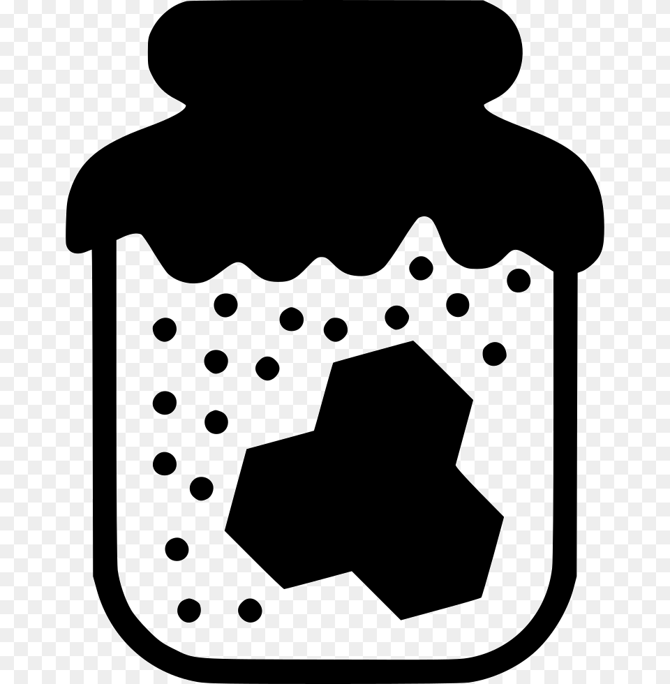 Honey Jar Icon, Stencil, Bottle, Nature, Outdoors Free Png
