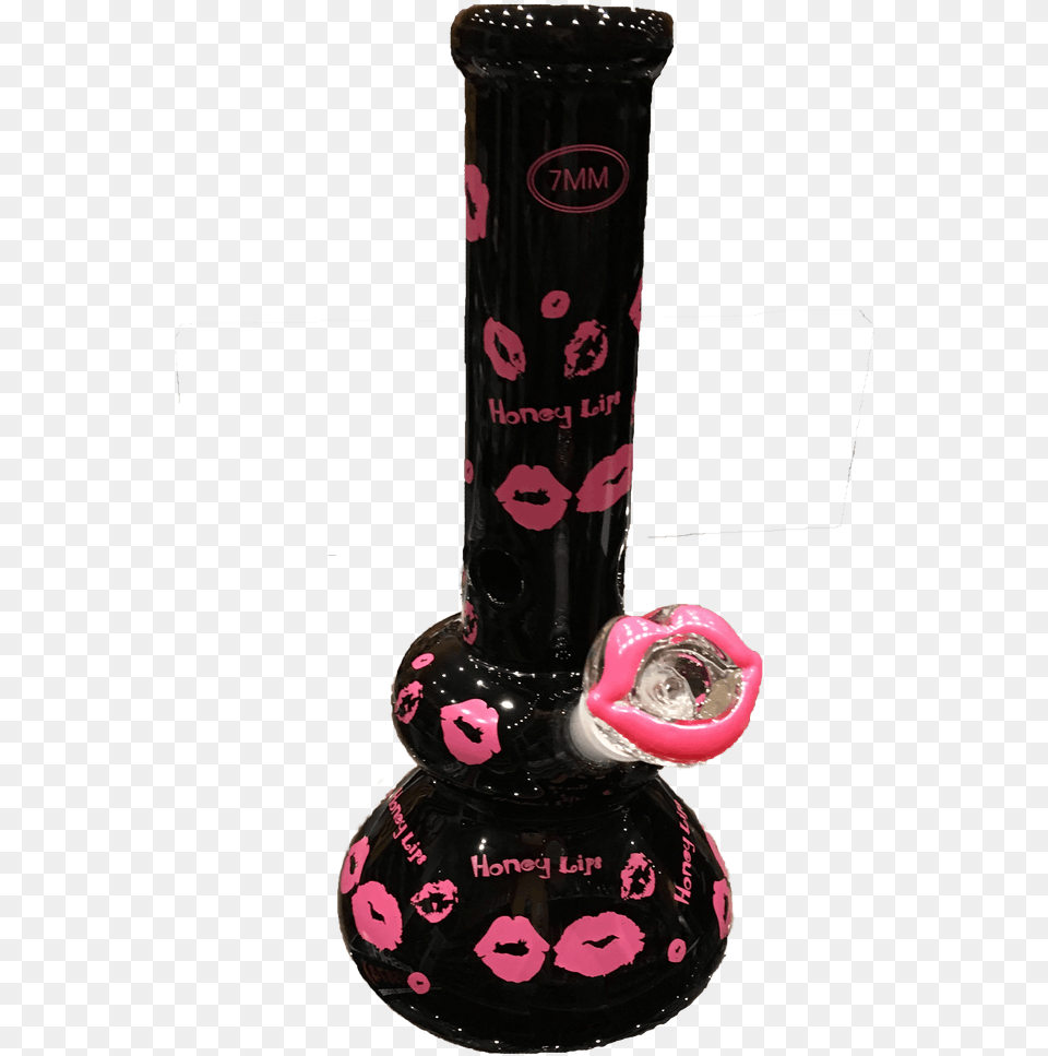 Honey Lips Glass Bong Honey Bongs Honey Lips Glass Bong, Jar, Pottery, Vase, Smoke Pipe Free Png Download