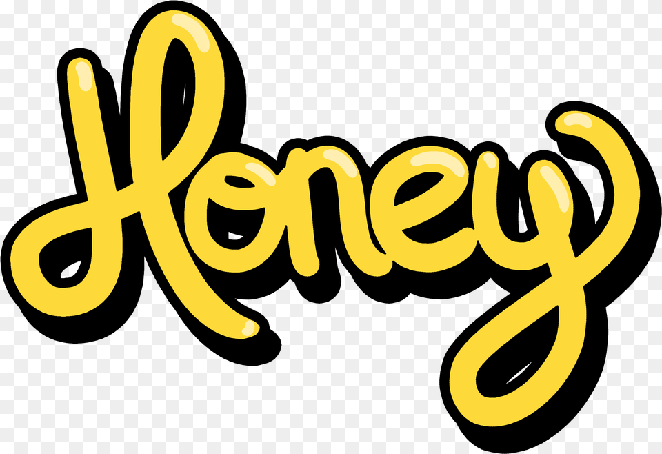 Honey Logo Honey Logo, Text, Handwriting Free Png Download