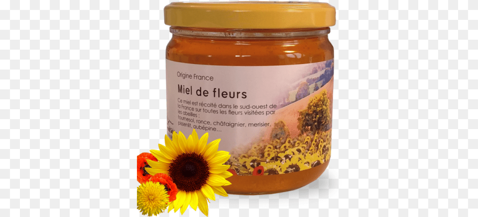 Honey Miel Buy Honey Online Wild Flower Honey Honey From The Flowers, Plant, Sunflower, Jar, Food Png