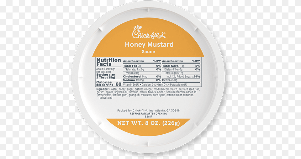 Honey Mustard Sauce Nutrition And Description Chick Fila Dot Free Png