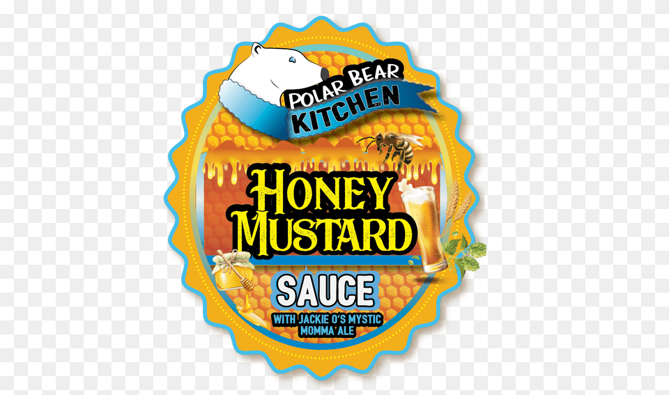 Honey Mustard Sauce The Polar Bear Kitchen, Advertisement, Poster, Food, Grenade Free Png Download