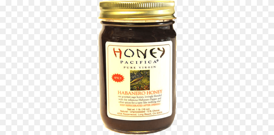 Honey Pacifica Habanero Honey 16 Oz Honey Pacifica Honey Coastal Wildflower 16 Oz, Food, Jam Free Png Download