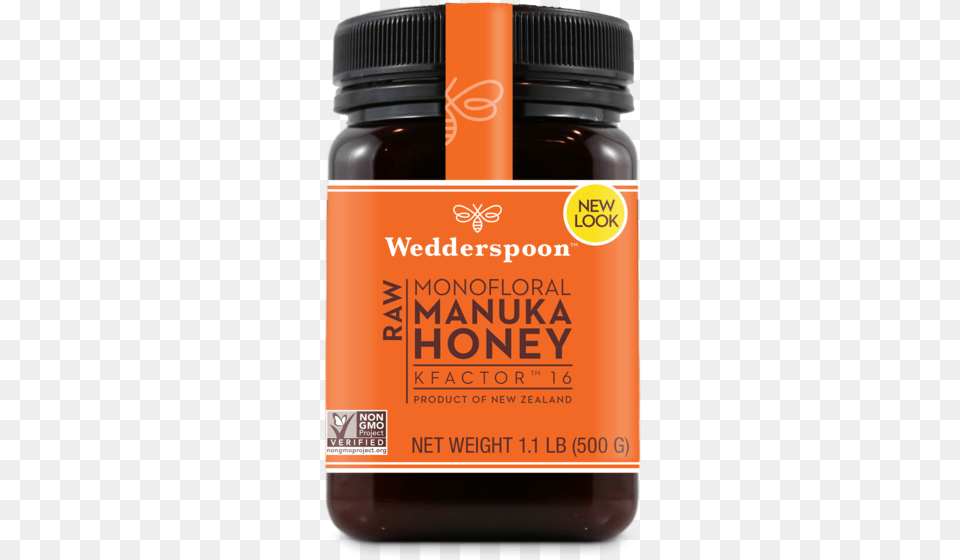 Honey Photo Wedderspoon Manuka Honey, Food, Can, Tin Free Png Download