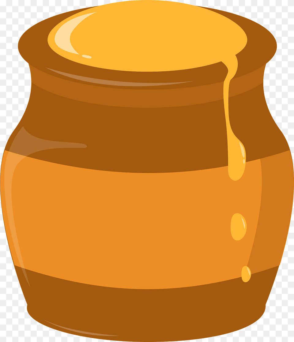 Honey Pot Clipart, Jar, Pottery, Food, Urn Free Transparent Png