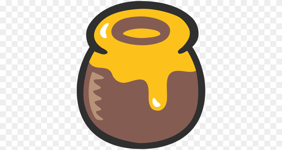 Honey Pot Emoji, Jar, Food, Sweets Free Transparent Png