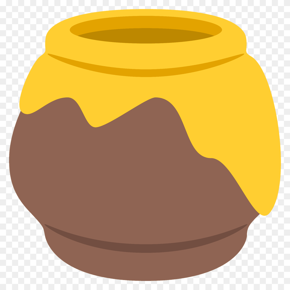 Honey Pot Emoji Clipart, Jar, Pottery, Vase, Cookware Png Image