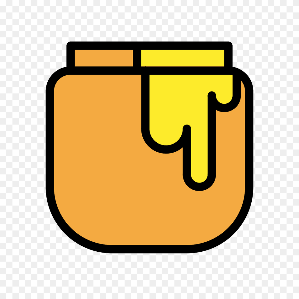 Honey Pot Emoji Clipart, Bag, Jar, File, Cross Free Png Download