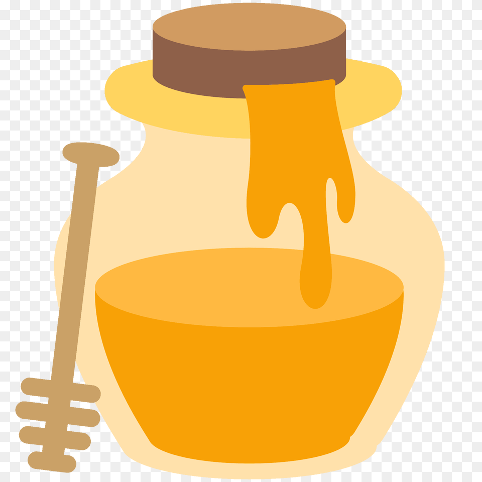 Honey Pot Emoji Clipart, Jar, Food, Pottery, Beverage Free Png