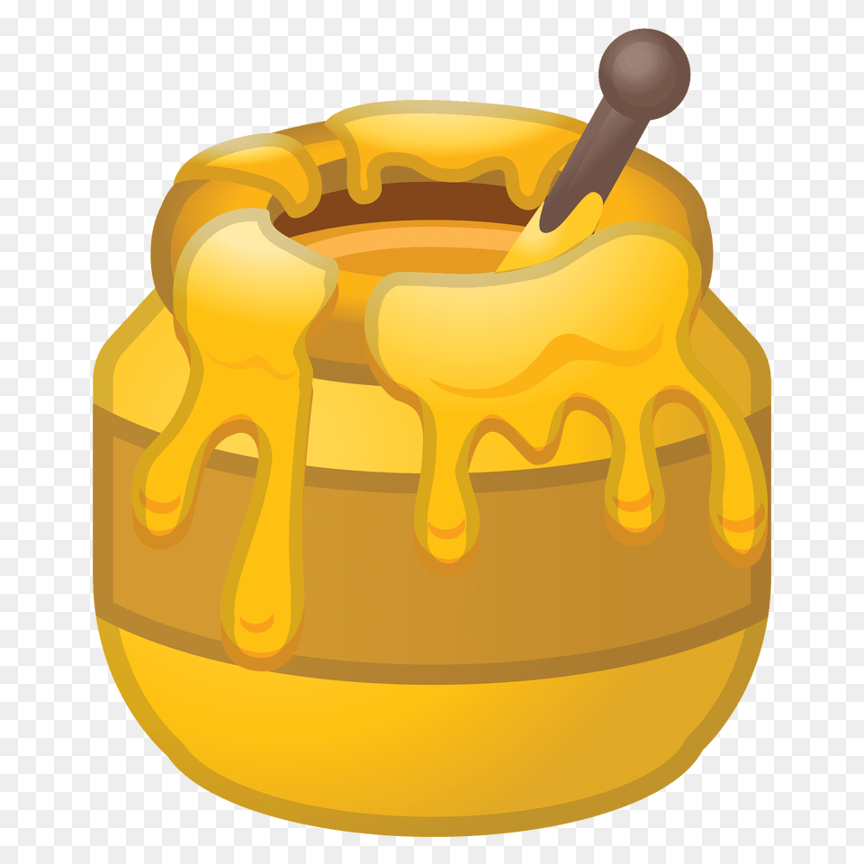 Honey Pot Emoji Clipart, Jar, Food, Bulldozer, Machine Free Png Download