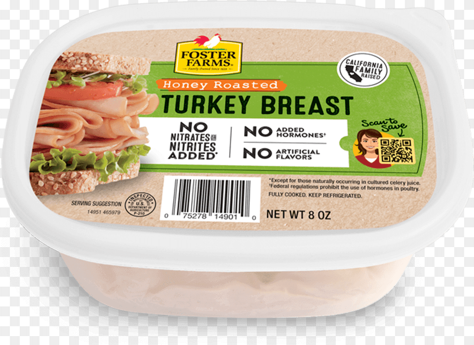 Honey Roasted Turkey Breast Foster Farms Turkey Breast Slices, Burger, Pork, Meat, Meal Png Image