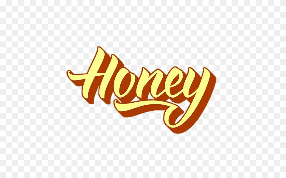 Honey Text Sticker Tumblr Aesthetic Retro Cute Love Hea, Logo, Dynamite, Weapon Free Png