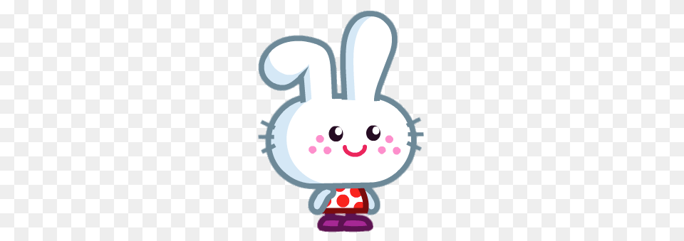 Honey The Funny Bunny One Ear Down, Plush, Toy Png