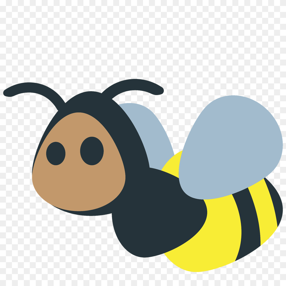 Honeybee Emoji Clipart, Animal, Bee, Insect, Invertebrate Free Png