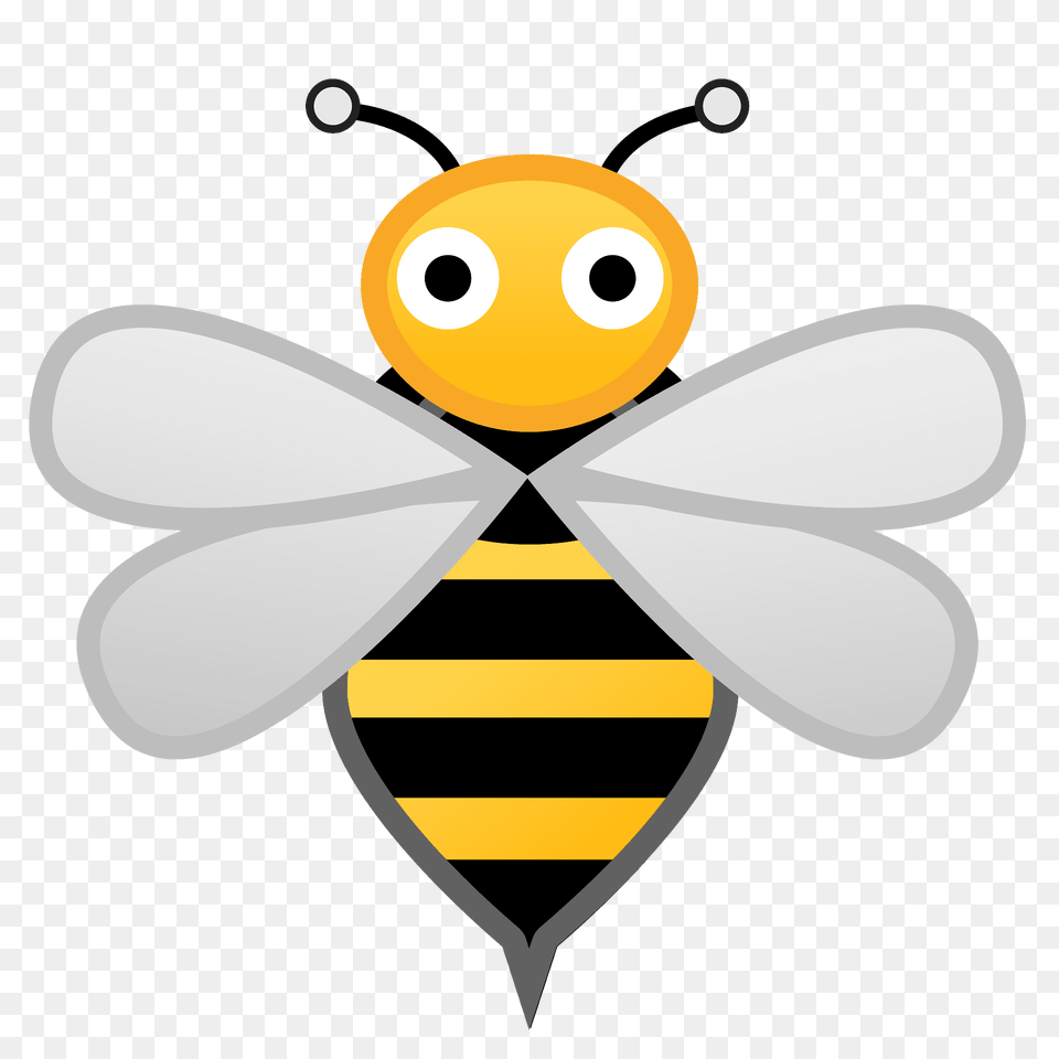 Honeybee Emoji Clipart, Animal, Bee, Honey Bee, Insect Free Transparent Png