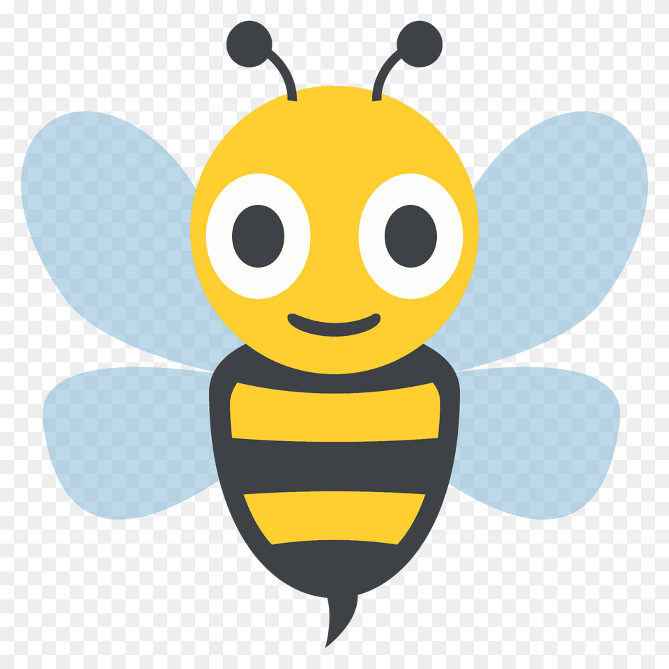 Honeybee Emoji Clipart, Animal, Wasp, Bee, Honey Bee Png Image
