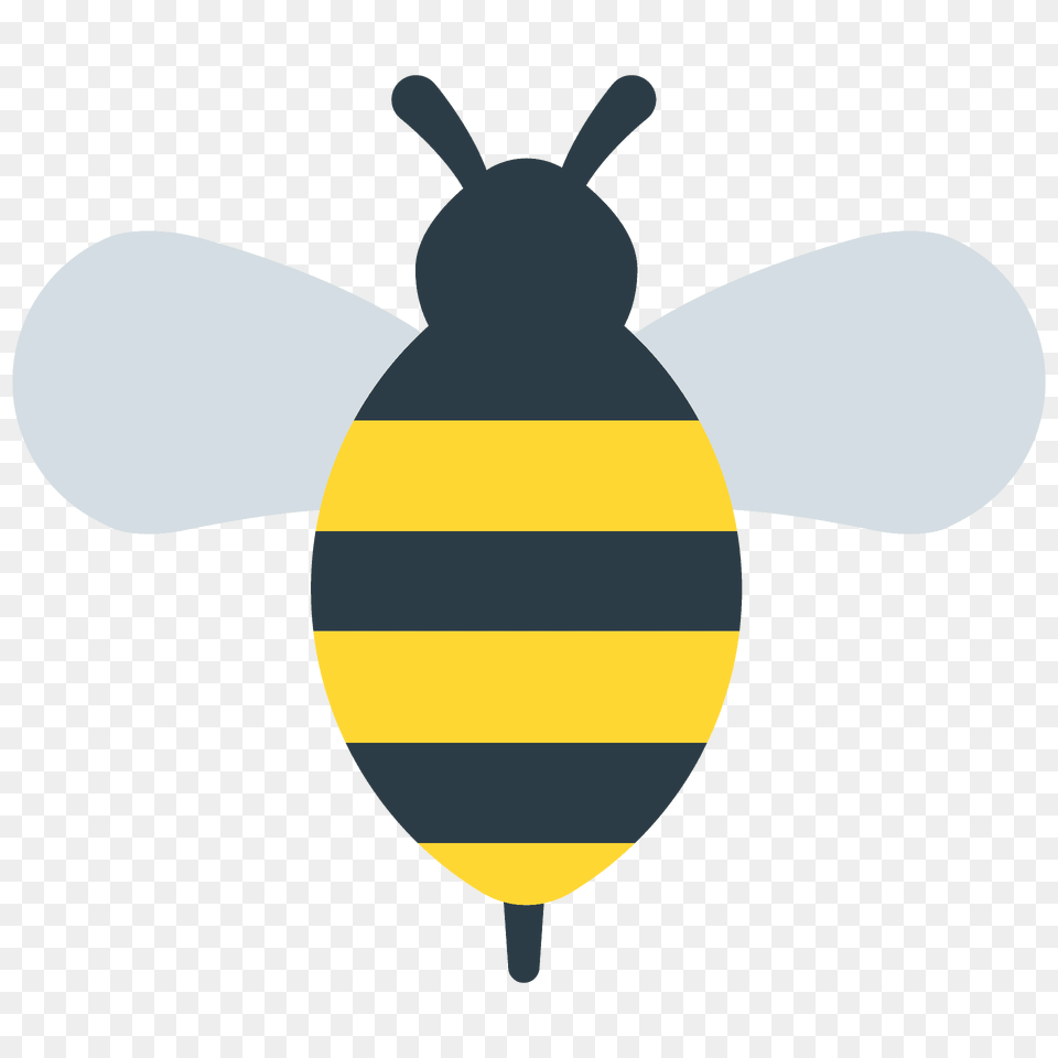 Honeybee Emoji Clipart, Animal, Bee, Insect, Invertebrate Png