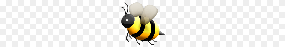 Honeybee Emoji On Apple Ios, Animal, Invertebrate, Insect, Wasp Png Image