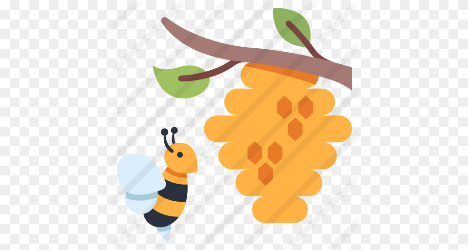 Honeycomb Animals Icons Outside Activities For Kids, Animal, Bee, Honey Bee, Insect Png Image