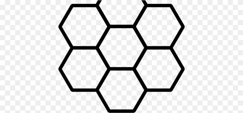 Honeycomb Clipart Honey Comb, Gray Png Image