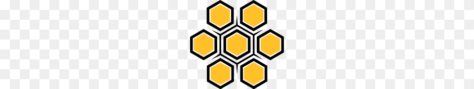 Honeycomb Honey Polygon Pattern Design, Food, Cross, Symbol Png Image