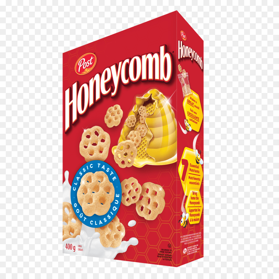 Honeycomb Original Cereal Post Consumer Brands Canada, Bread, Cracker, Food Free Transparent Png