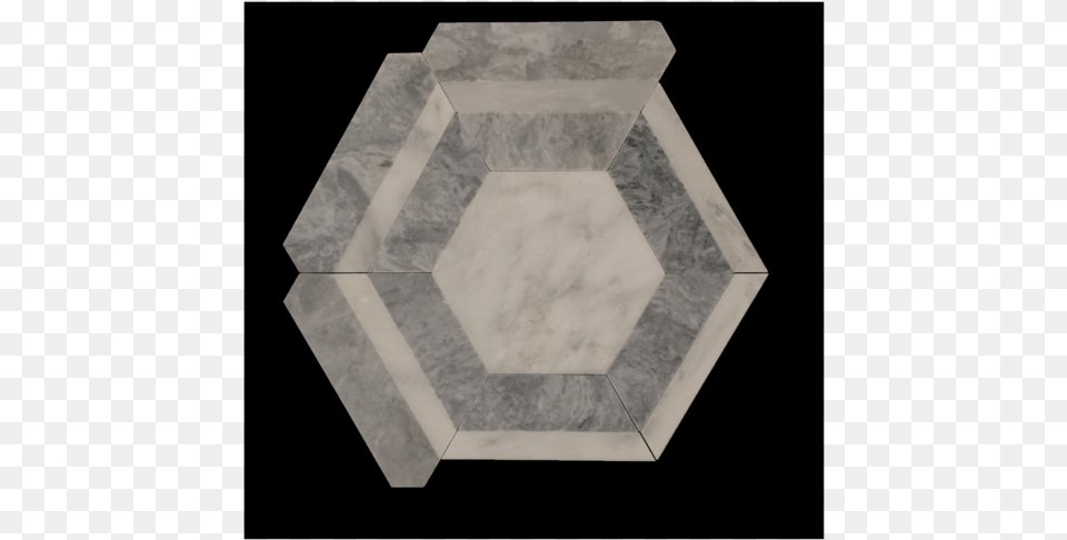 Honeycomb Pearl White With Pacific Gray Honed, Floor Png