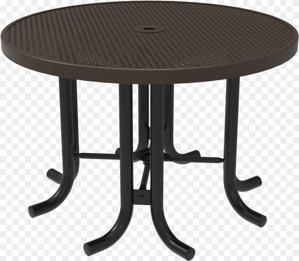 Honeycomb Steel Round Patio Table Picnic Table, Coffee Table, Dining Table, Furniture, Chair Free Png Download