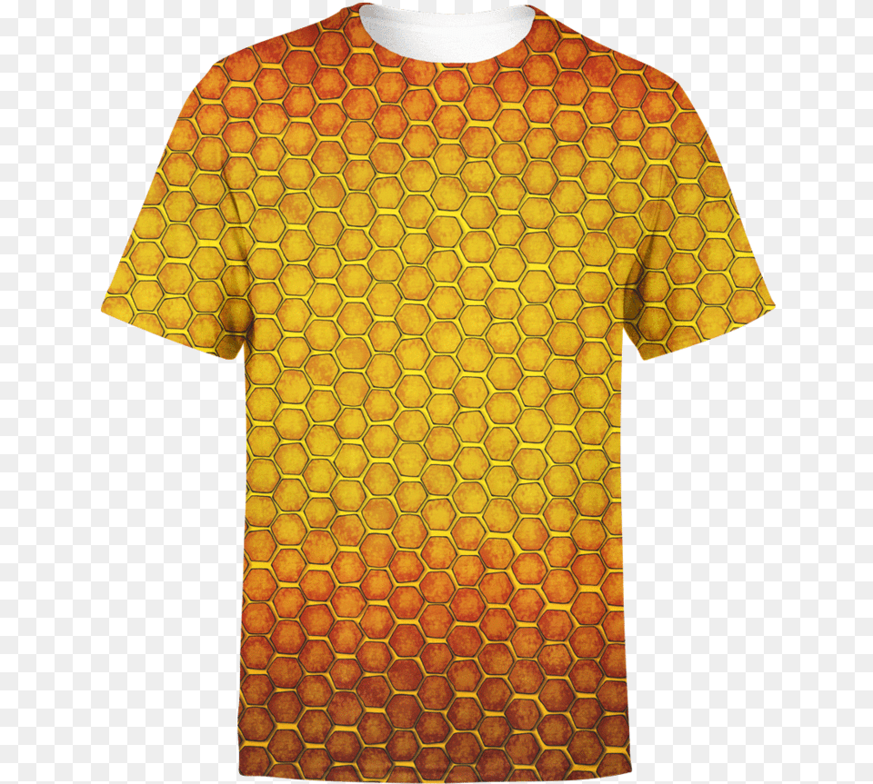 Honeycomb Unisex Shirt Clothing, T-shirt, Food, Honey, Plant Png