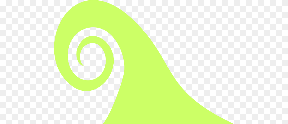 Honeydew Single Curl Wave Clip Art, Spiral, Green, Coil Png