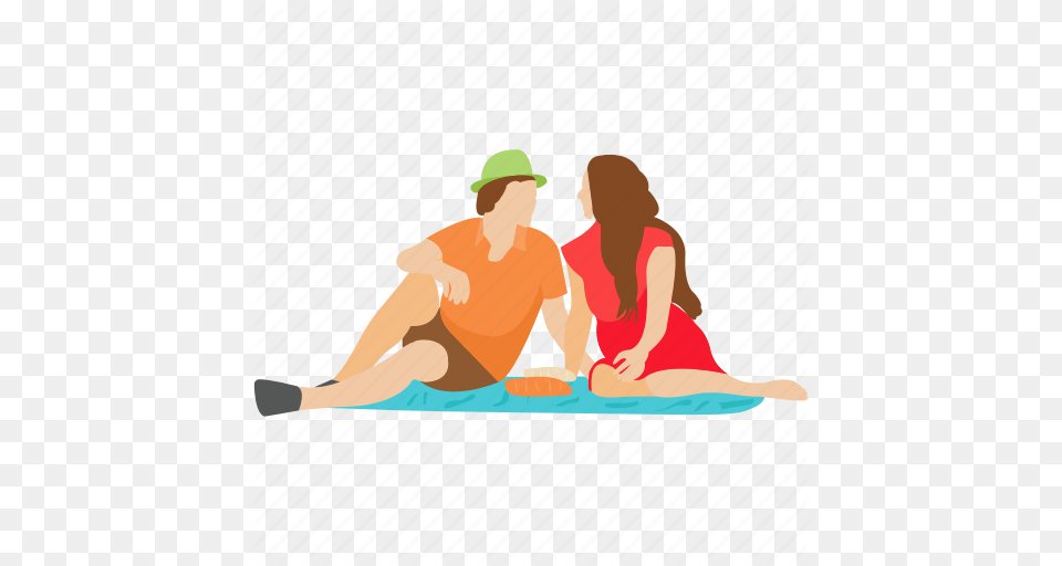 Honeymoon Love Couple Married Couple Picnic Romantic Couple Icon, Person, Adult, Female, Woman Png Image