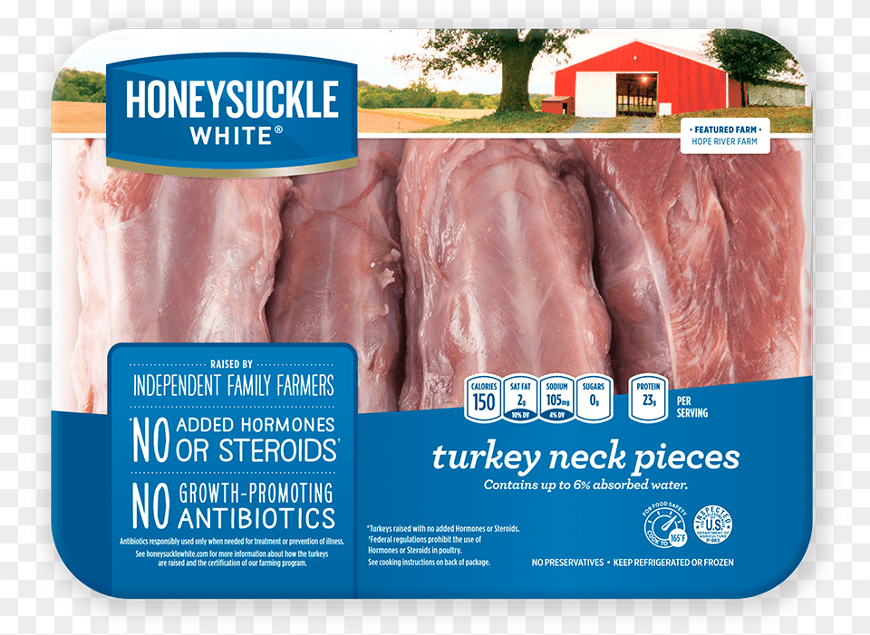 Honeysuckle White Turkey Necks, Meat, Advertisement, Pork, Food Free Png