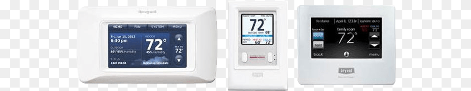 Honeywell And Bryant Thermostats Gadget, Electronics, Screen Free Png Download