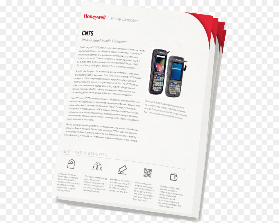Honeywell Cn75 Food Industry, Advertisement, Electronics, Mobile Phone, Phone Png Image