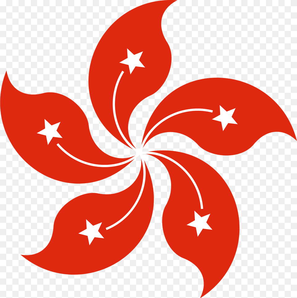 Hong Kong Bauhinia Clipart, Art, Floral Design, Graphics, Pattern Png Image