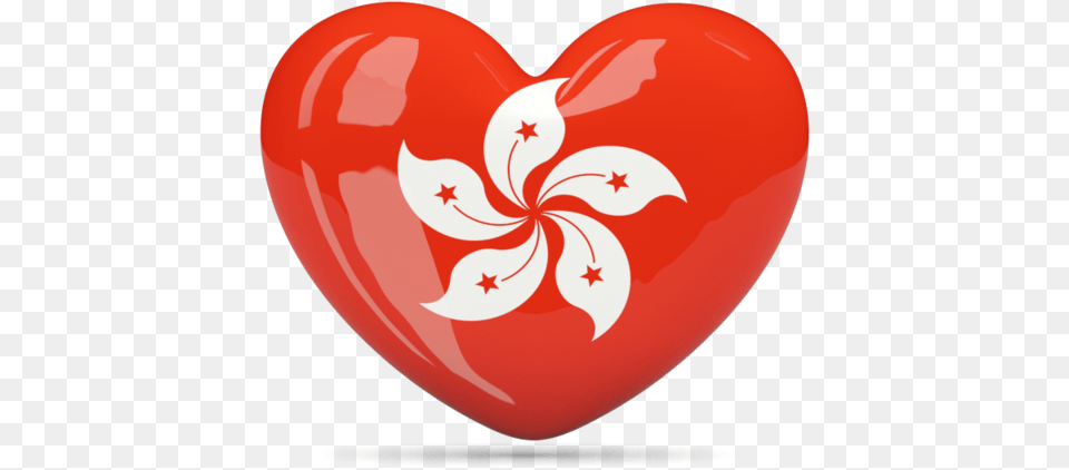 Hong Kong Country Flag, Heart, First Aid, Balloon Free Png