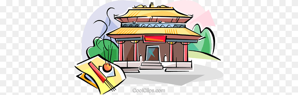 Hong Kong Temple Wong Tai Sin Royalty Vector Clip Wong Tai Sin Temple Cartoon, Art, Outdoors, Bulldozer, Machine Png Image