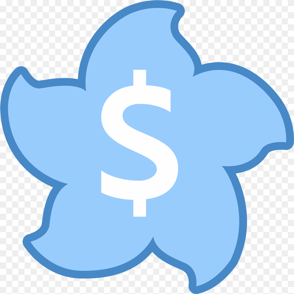 Hongkong Dollar Icon Blue Dollar Sign No Background, Symbol, Outdoors Png Image