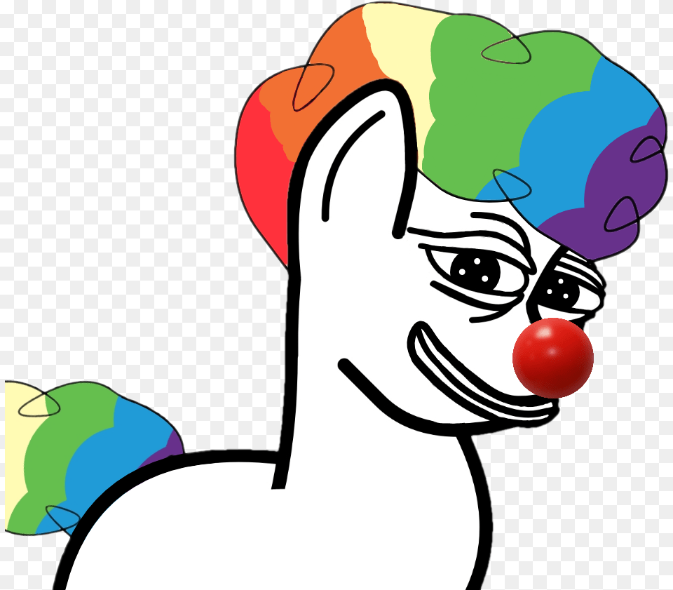 Honkler Meme Pepe The Frog Pony Smirk Clown, Performer, Person Free Png Download