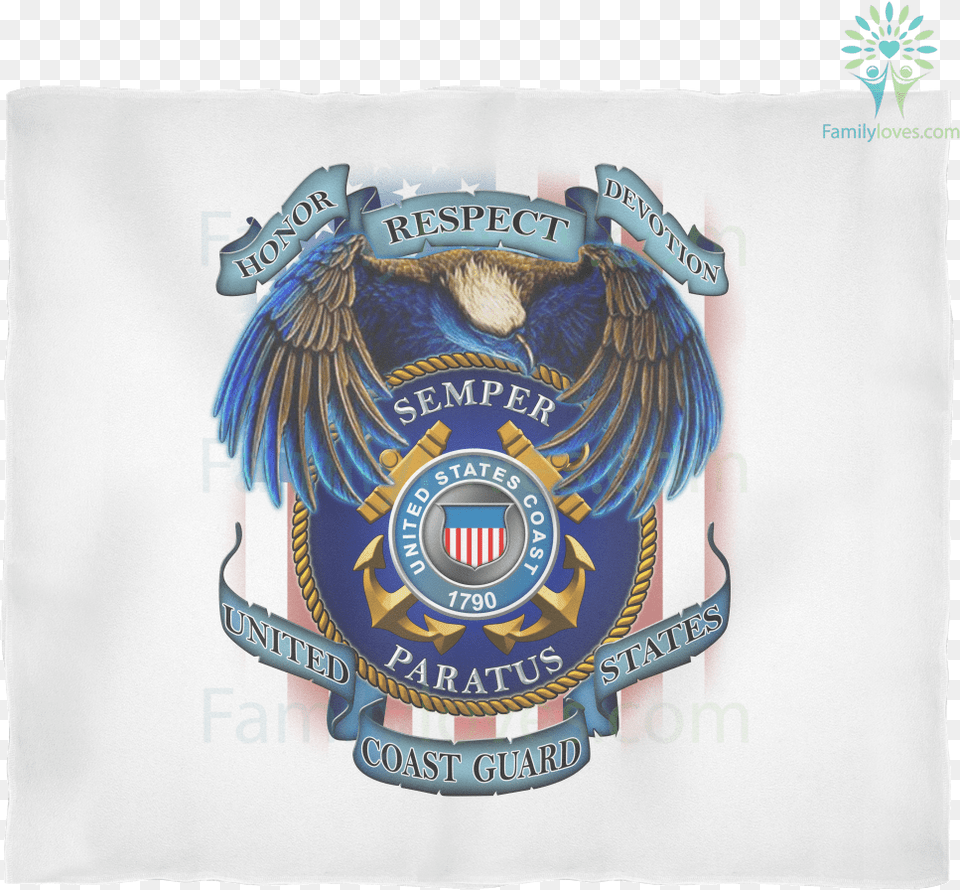 Honor Respect Devotion Semper Paratus United States Emblem, Badge, Logo, Symbol, Animal Png