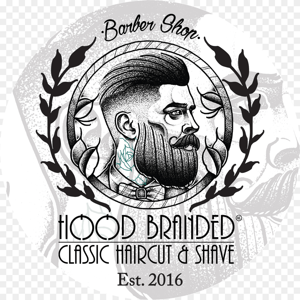 Hood Branded Ac Barbershop Hoodbranded, Adult, Male, Man, Person Free Transparent Png