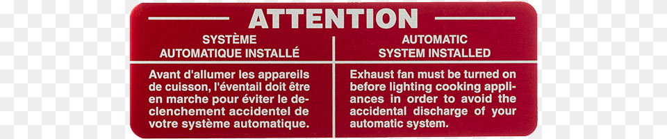 Hood Caution Sign Bilingual General Supply, Text, Paper Free Transparent Png