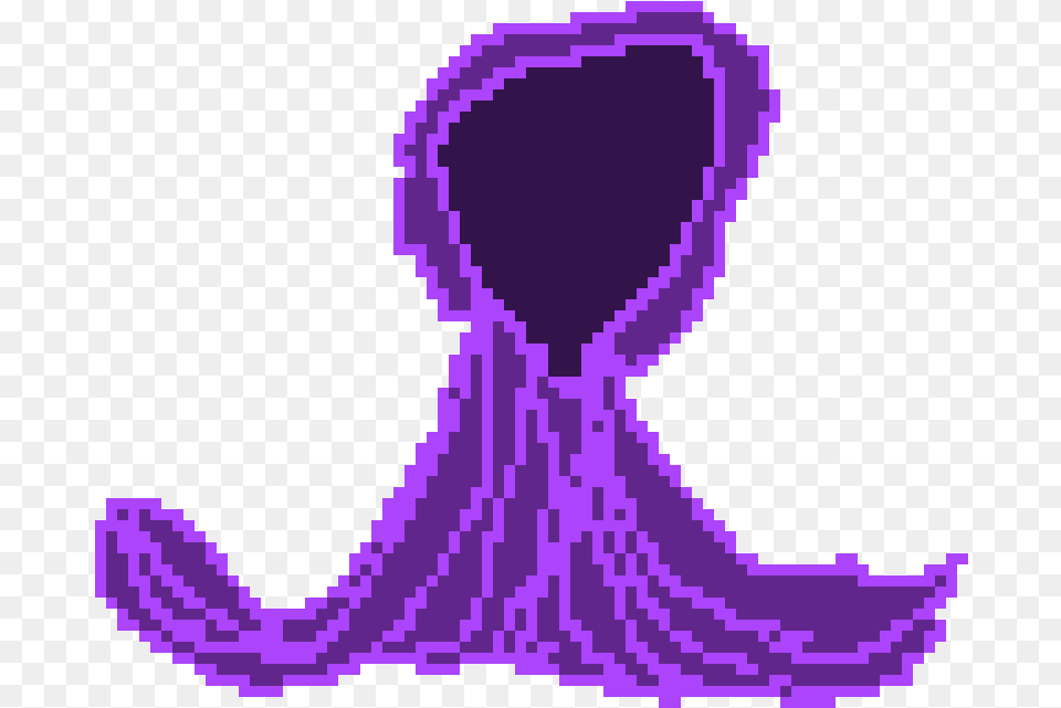 Hooded Abyss, Purple, Formal Wear Free Png