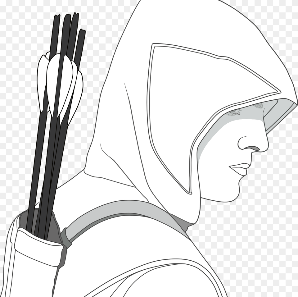 Hooded Assassns, Weapon, Arrow, Adult, Female Free Transparent Png