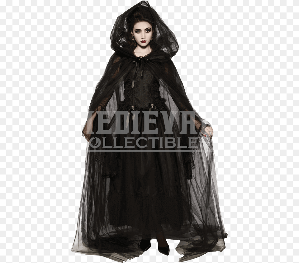 Hooded Cape Halloween Costume, Clothing, Coat, Fashion, Adult Free Png Download