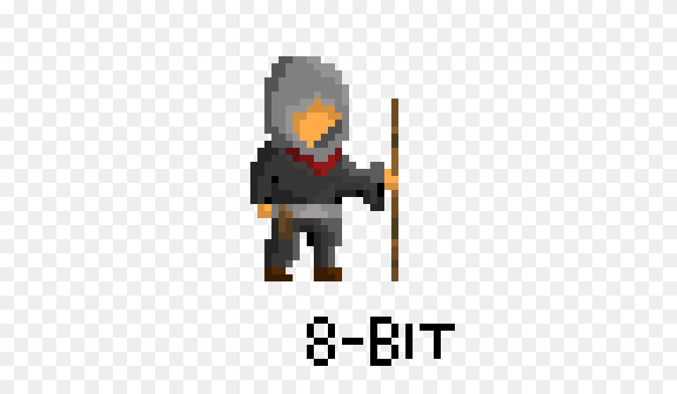 Hooded Figure Pixel Art Maker Png