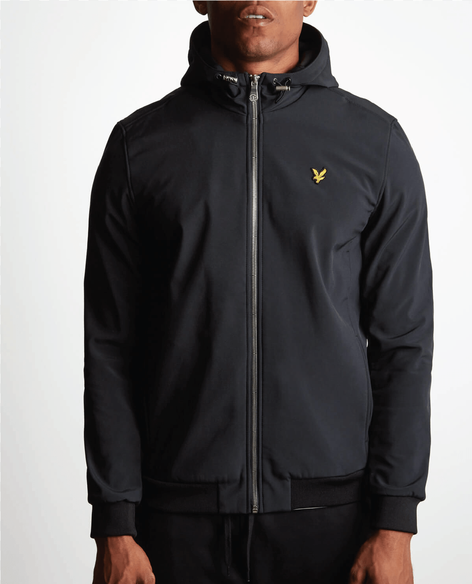Hooded Softshell Jacket Lyle And Scott Scott And Lyle, Clothing, Coat, Hoodie, Knitwear Png Image