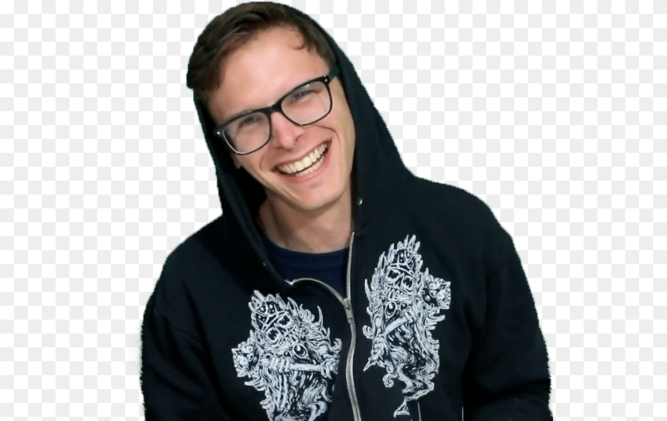 Hoodie, Head, Laughing, Face, Person Free Transparent Png